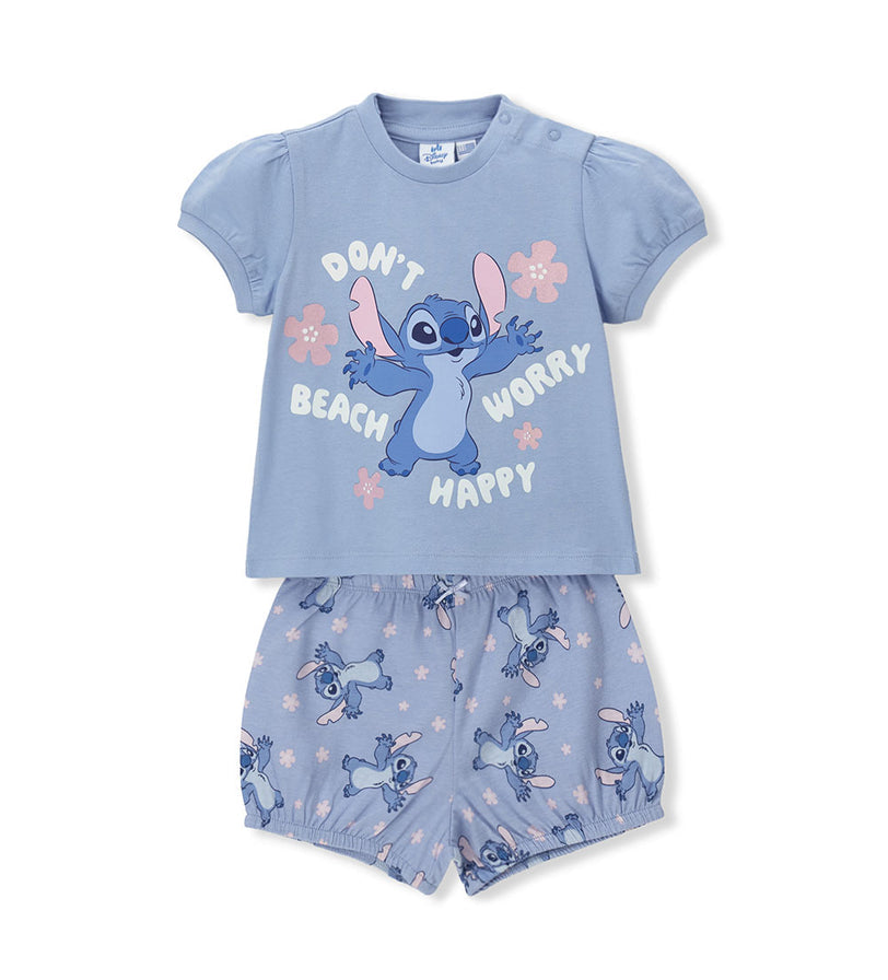 Girl - Stitch and Angel Pajamas 9 - 12 M Blue