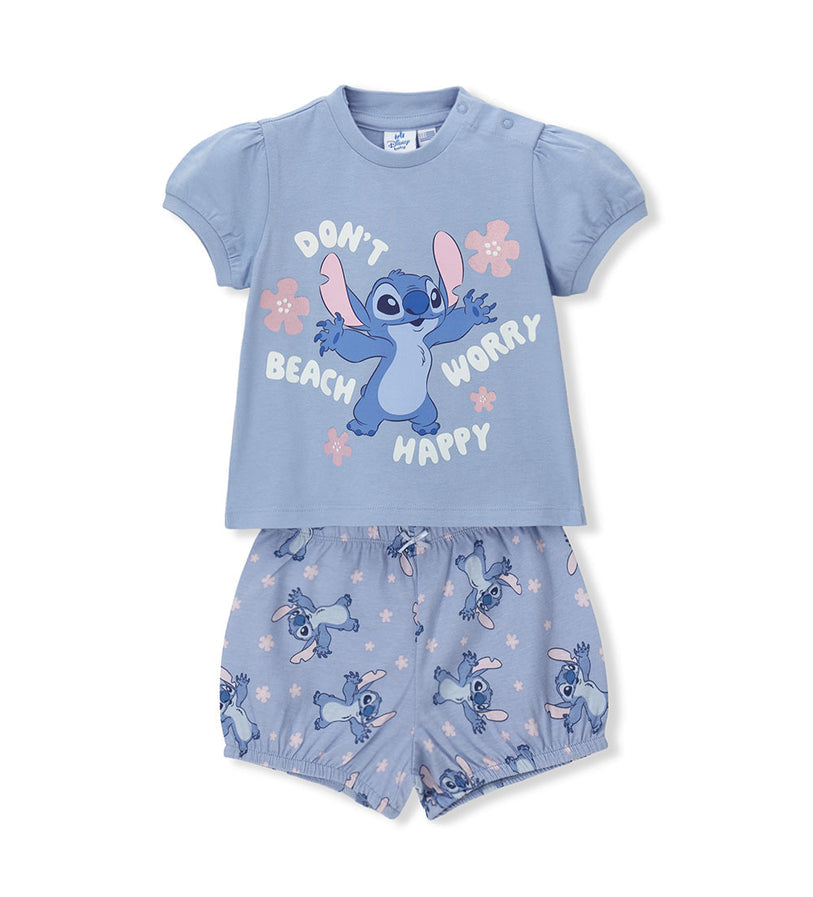 Girl - Stitch and Angel Pajamas 9 - 12 M Blue