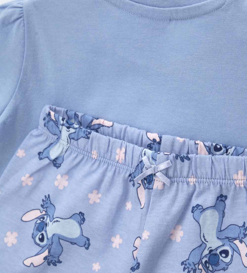 Girl - Stitch and Angel Pajamas 9 - 12 M Blue