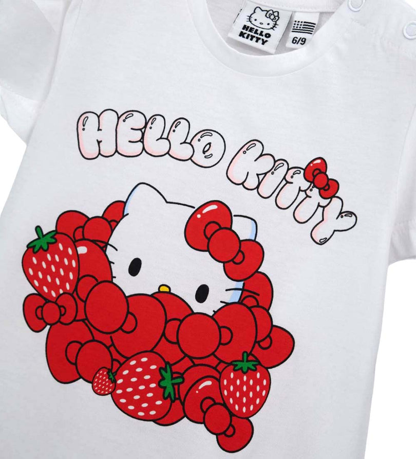 Girl - Hello Kitty Pajamas 9 - 12 M White