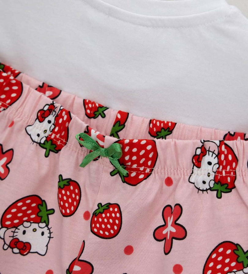 Girl - Hello Kitty Pajamas 9 - 12 M White