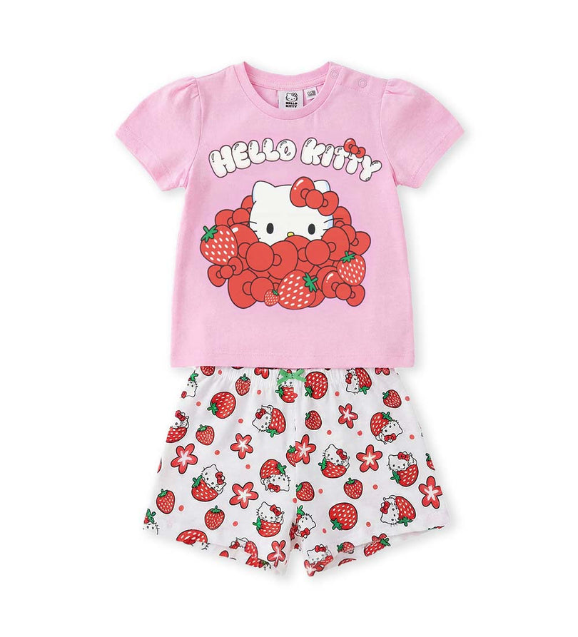 Girl - Hello Kitty Pajamas 9 - 12 M White