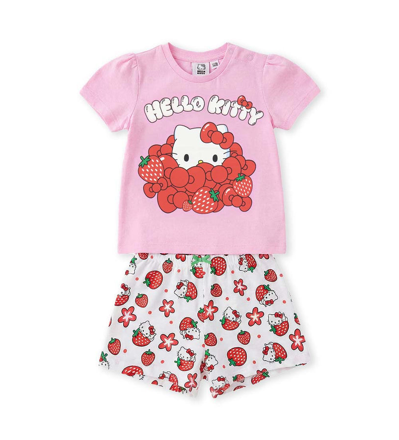Girl - Hello Kitty Pajamas 9 - 12 M White