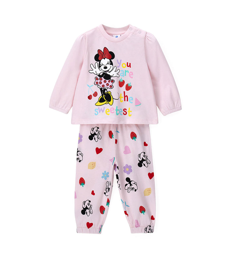 Girl - Disney Minnie Mouse Pajamas 9 - 12 M White