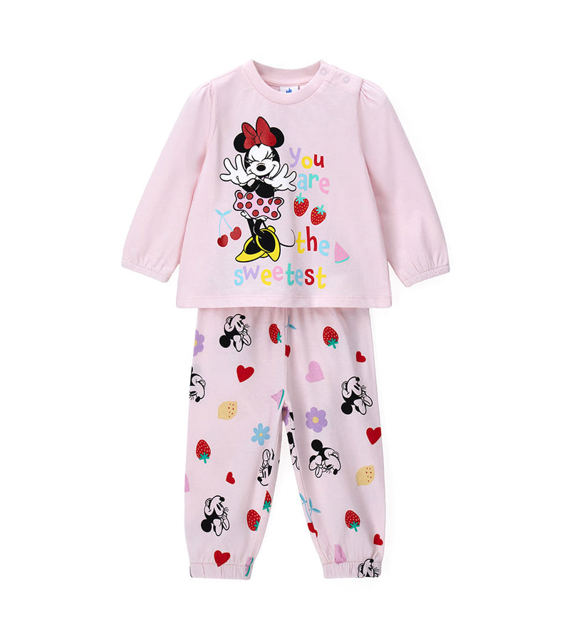 Girl - Disney Minnie Mouse Pajamas 9 - 12 M White