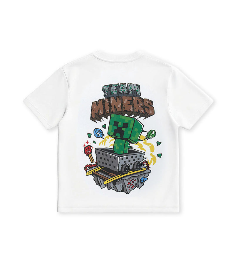 Boy - Minecraft Creeper T-shirt 9 - 10 Y Blue