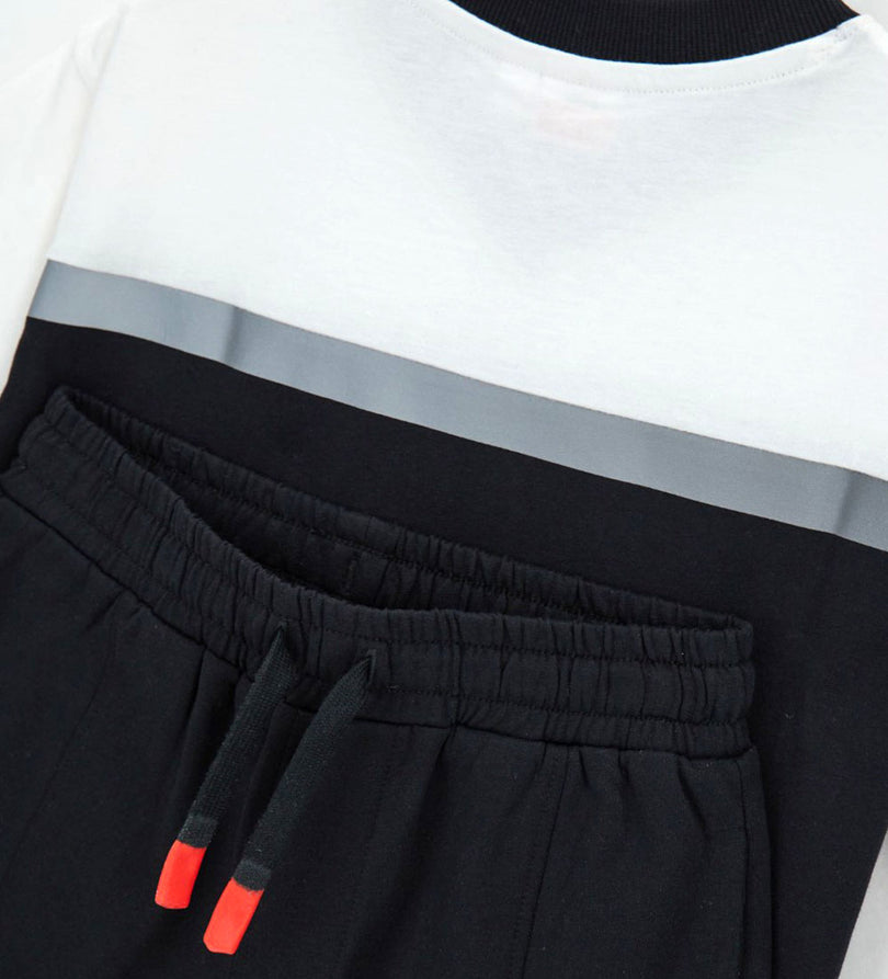 Boy - Marvel T-shirt and Bermuda Shorts Set 9 - 10 Y Black