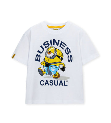 Boy - Minions T-shirt 9 - 10 Y White