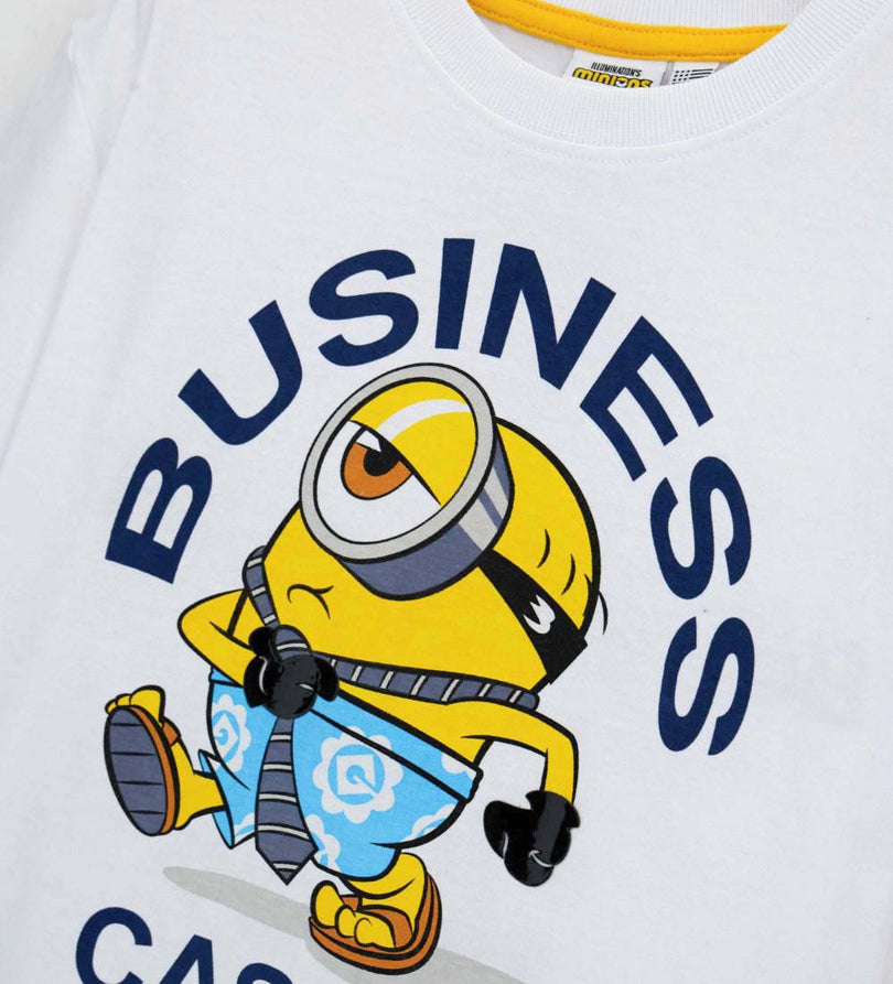 Boy - Minions T-shirt 9 - 10 Y White