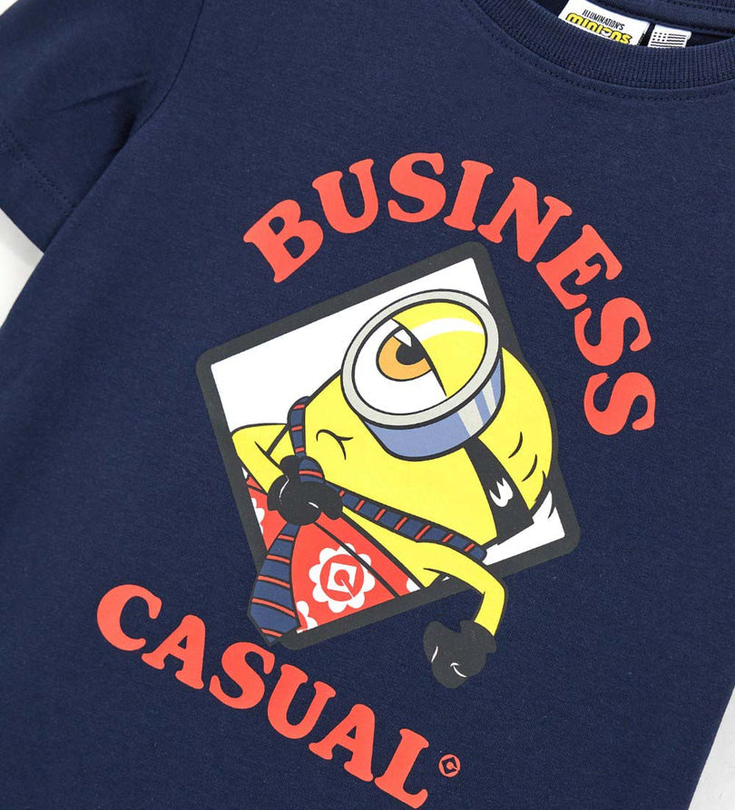 Boy - Minions T-shirt and Shorts Set 9 - 10 Y Blue