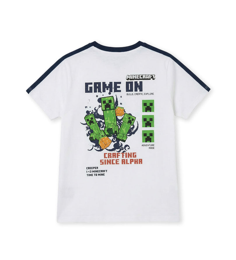 Boy - Minecraft Pajamas 9 - 10 Y White