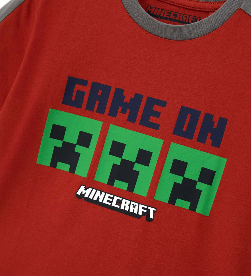 Boy - Minecraft Pajamas 9 - 10 Y White