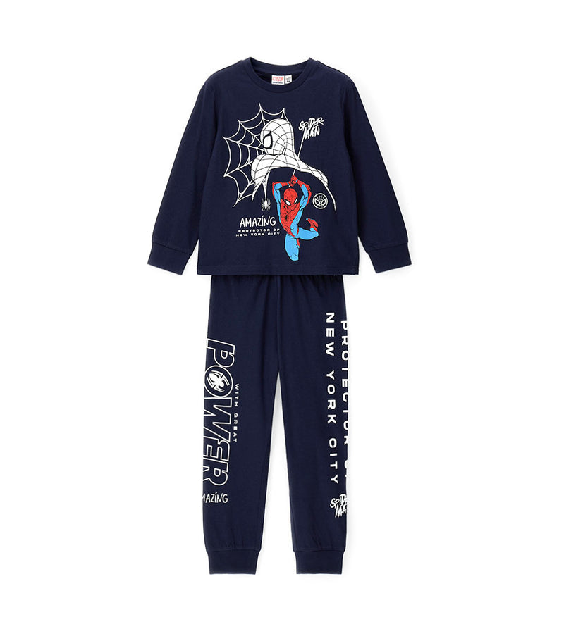 Boy - Spider-Man Pajamas 9 - 10 Y Royal Blue