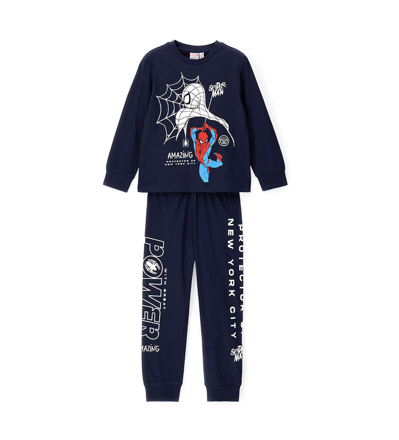 Boy - Spider-Man Pajamas 9 - 10 Y Royal Blue