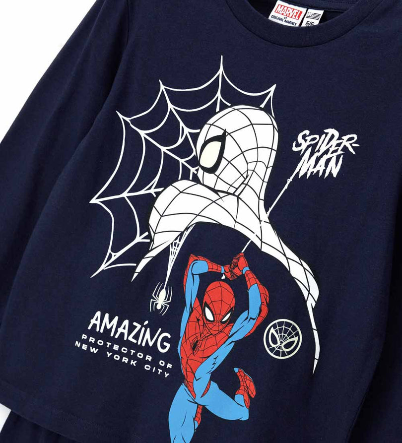 Boy - Spider-Man Pajamas 9 - 10 Y Royal Blue