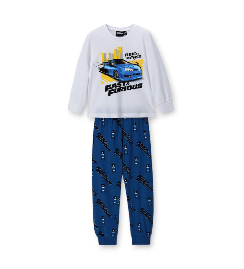 Boy - Fast & Furious Pajamas 9 - 10 Y White