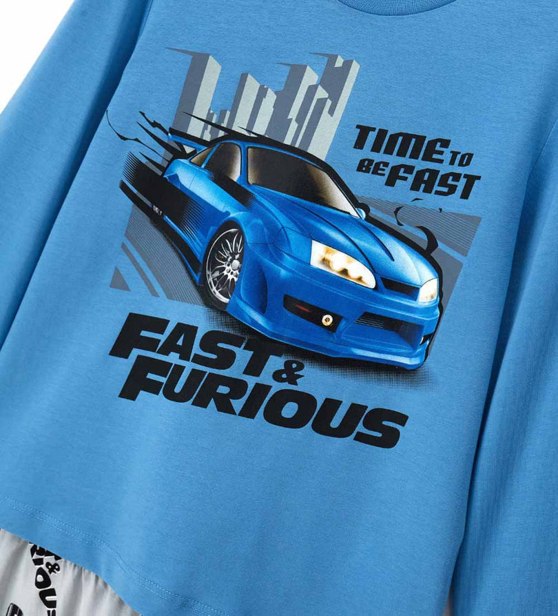 Boy - Fast & Furious Pajamas 9 - 10 Y White