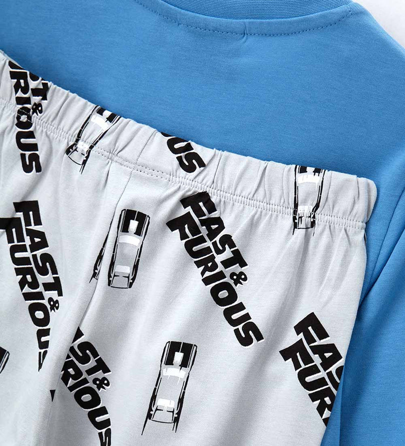 Boy - Fast & Furious Pajamas 9 - 10 Y White