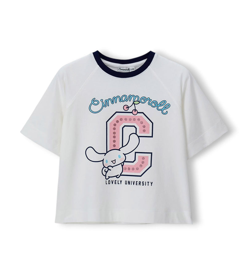 Girl - Cinnamoroll T-shirt 9 - 10 Y White