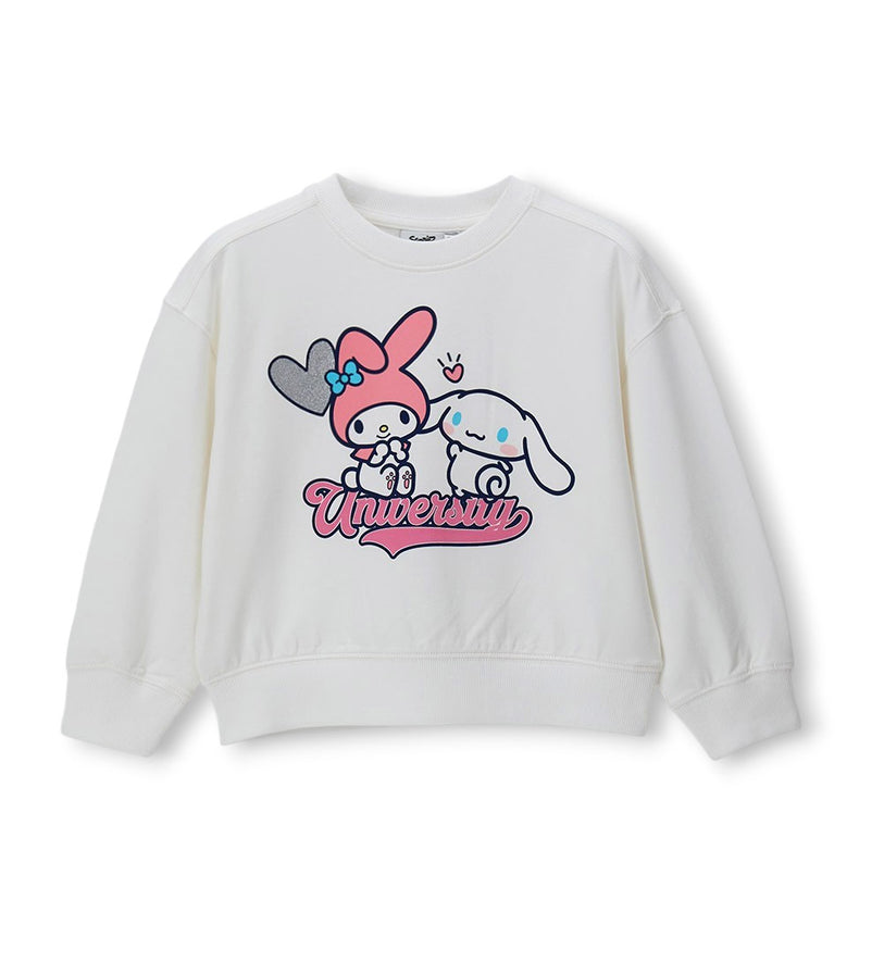 Girl - Cinnamoroll Sweatshirt 9 - 10 Y White