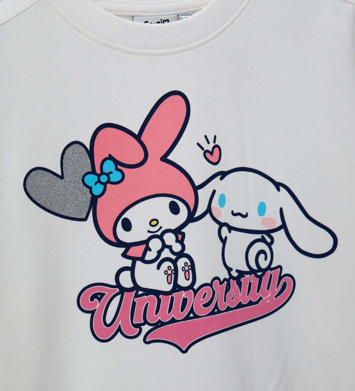 Girl - Cinnamoroll Sweatshirt 9 - 10 Y White