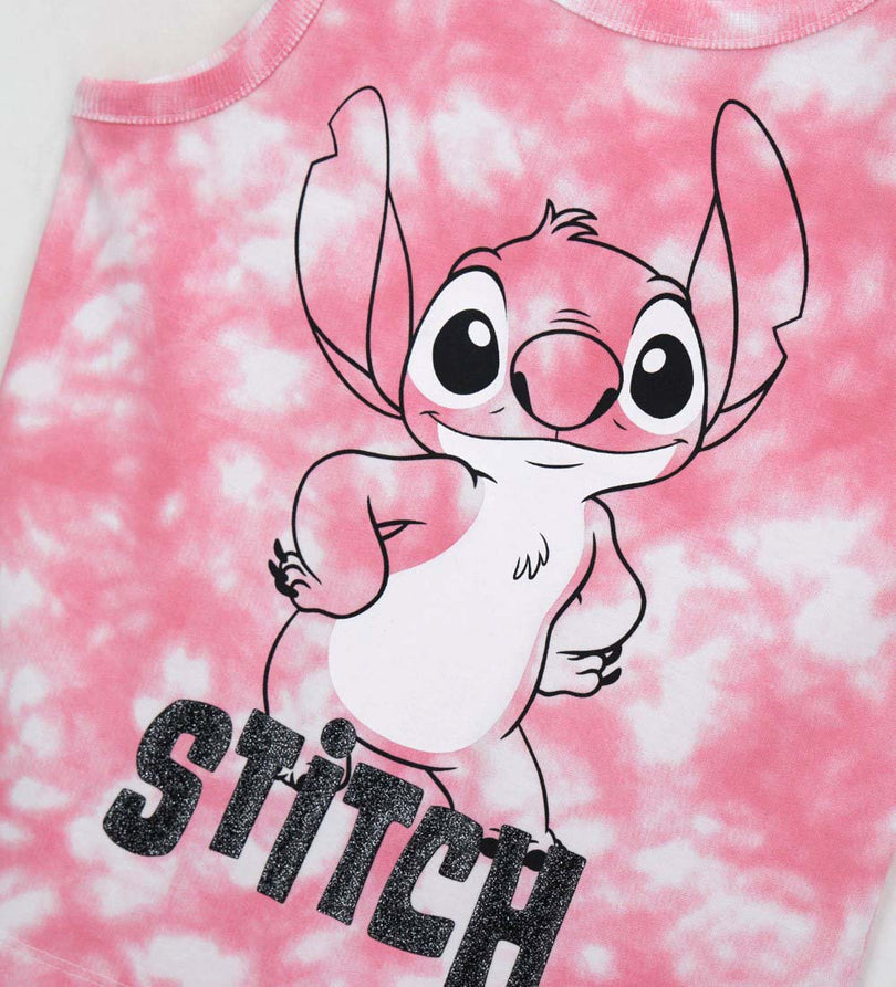 Girl - Disney Stitch Tank Top 9 - 10 Y Pink