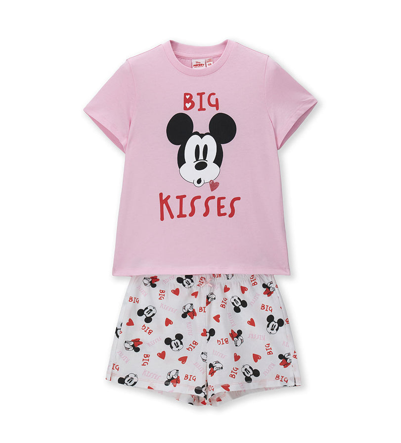 Girl - Disney Mickey Pajamas 9 - 10 Y White