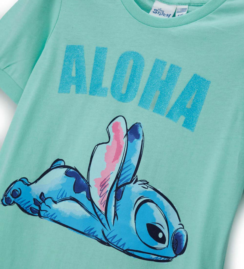 Girl - Stitch Nightgown 9 - 10 Y Pink