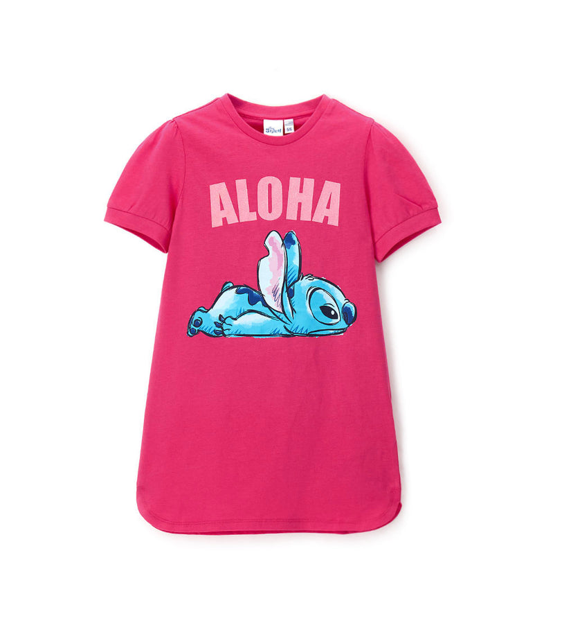 Girl - Stitch Nightgown 9 - 10 Y Pink