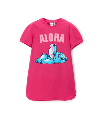 Girl - Stitch Nightgown 9 - 10 Y Pink