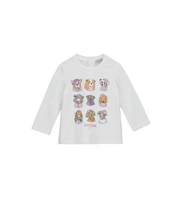 BABY GIRL'S T-SHIRT WITH RHINESTONES-1