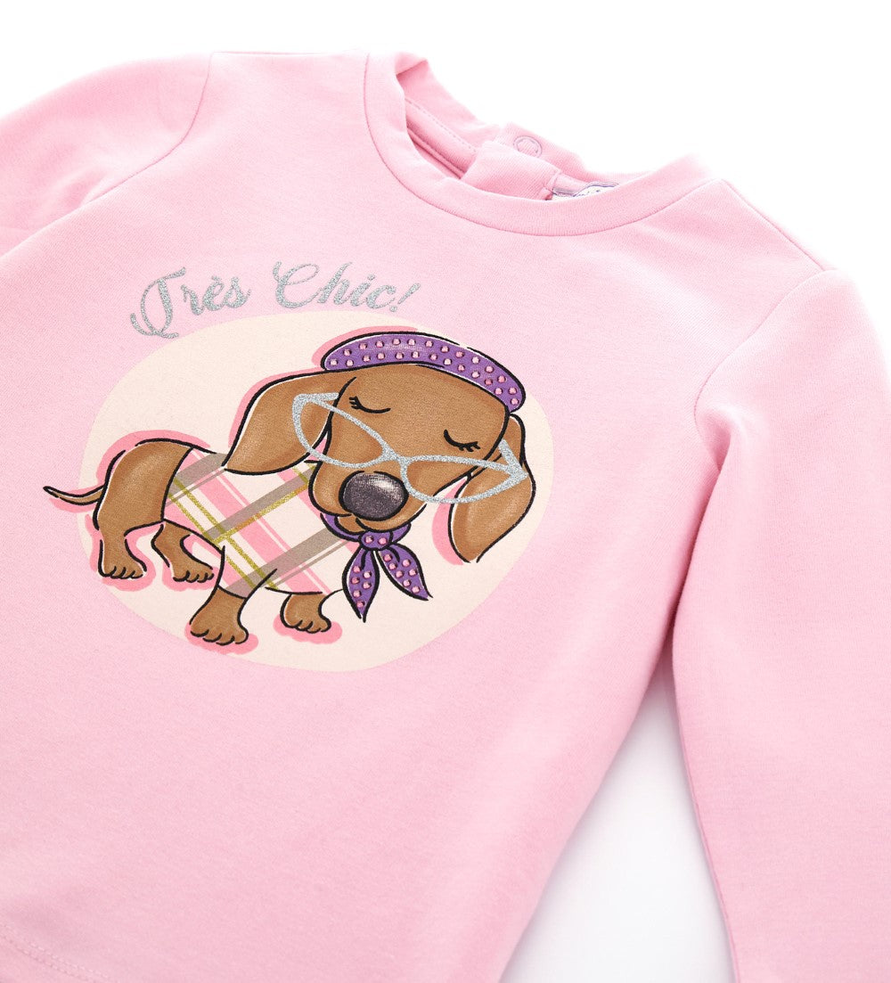 BABY GIRL'S T-SHIRT WITH RHINESTONES-5