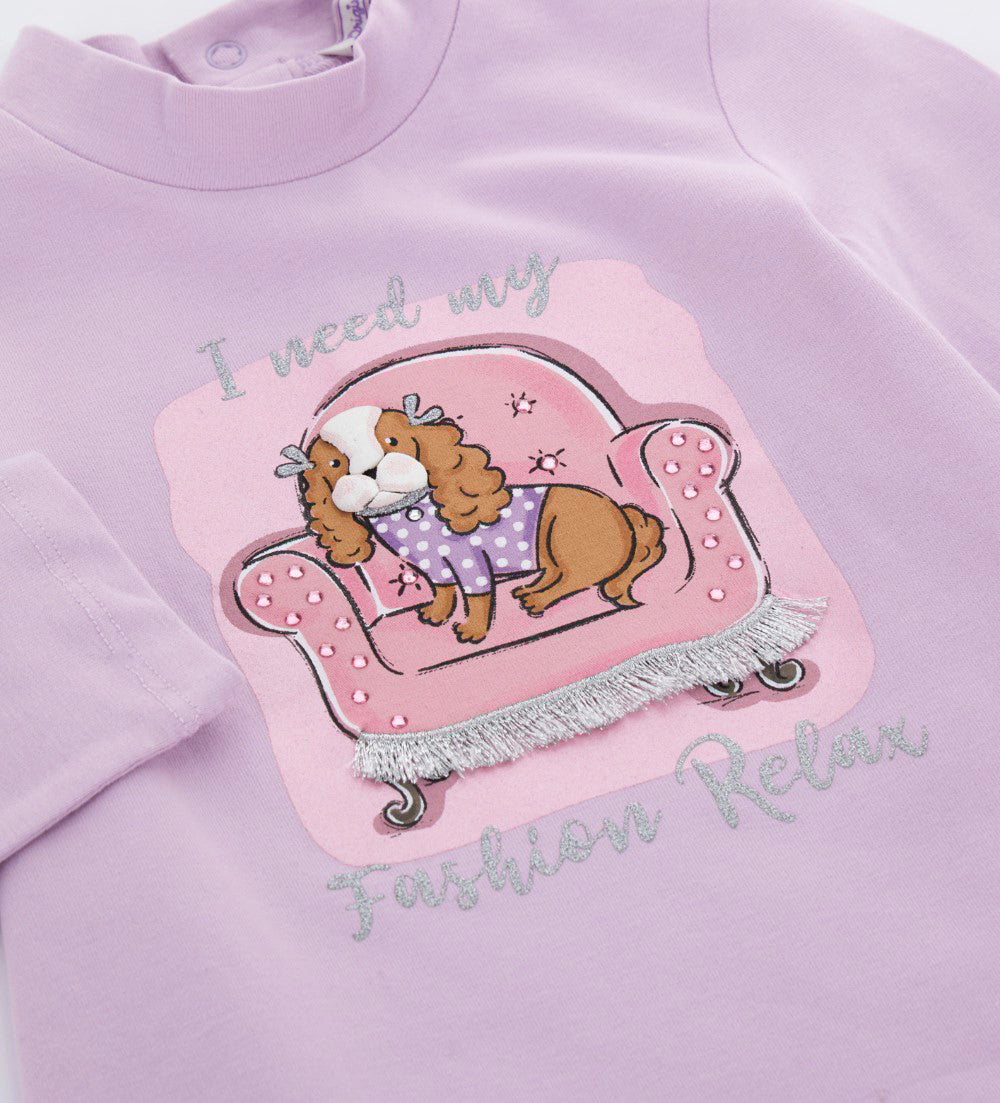 BABY GIRL'S T-SHIRT WITH TURTLENECK-5