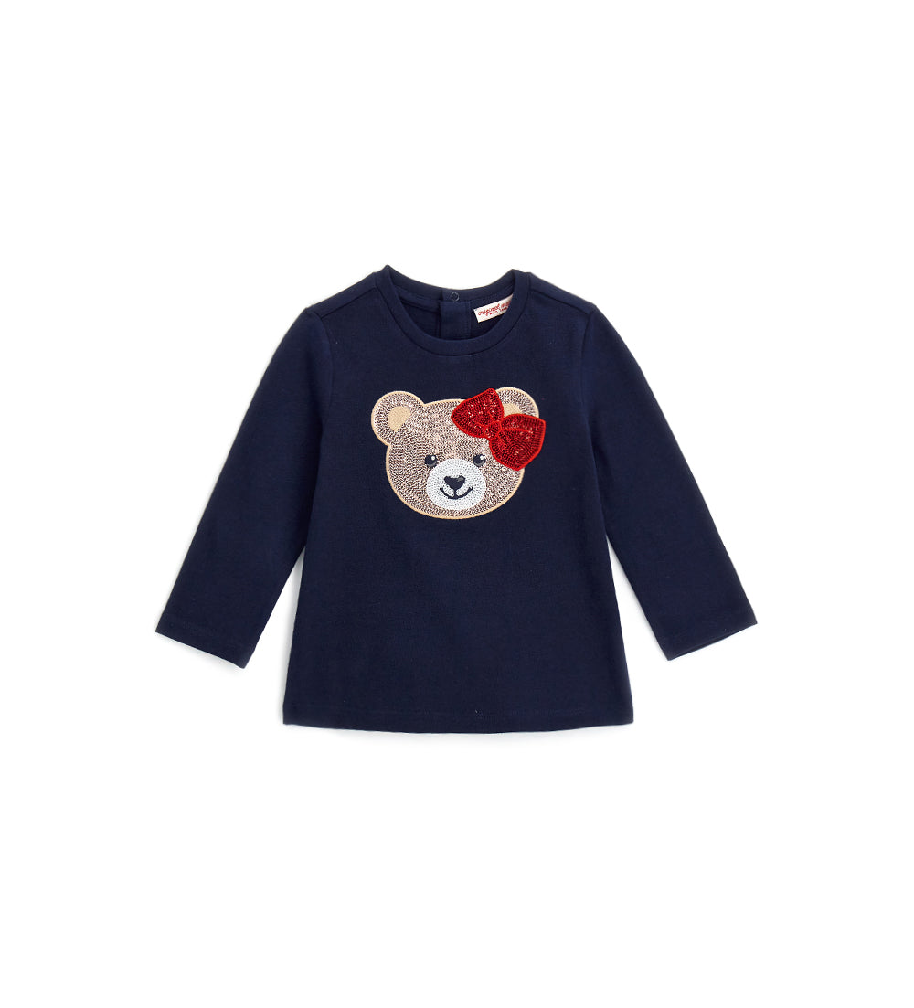 BABY GIRL'S T-SHIRT WITH SEQUINS-1