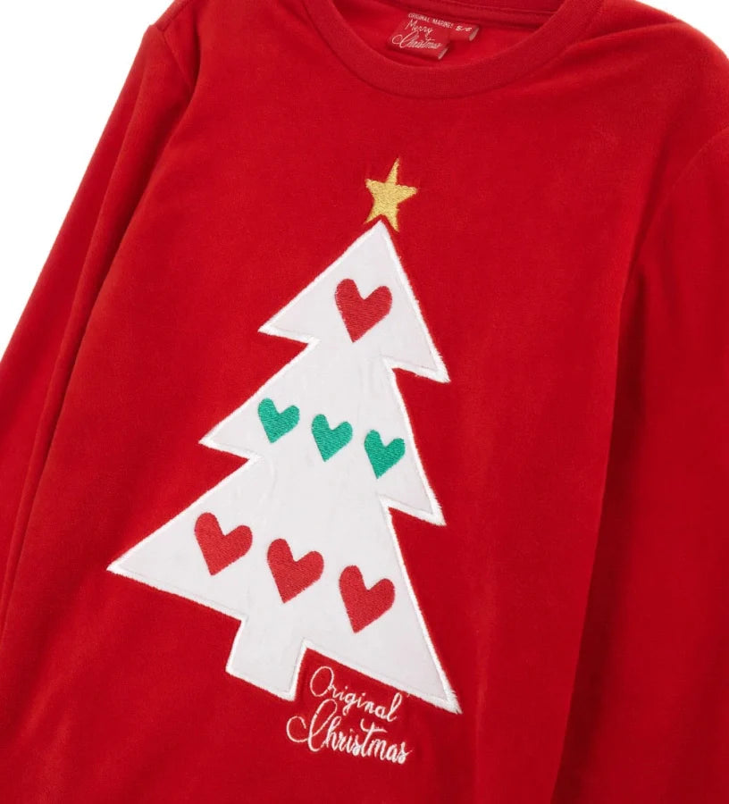 GIRL'S CHRISTMAS PAJAMAS-1
