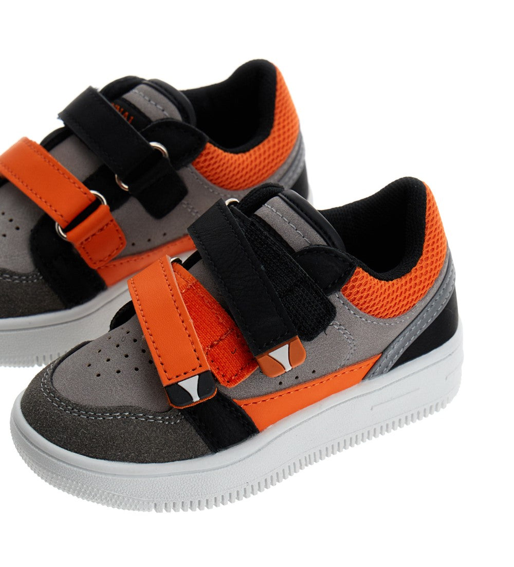BABY BOY'S FAUX LEATHER SNEAKERS