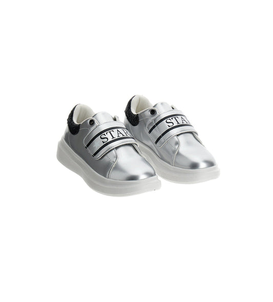 GIRL'S FAUX LEATHER SNEAKERS-1