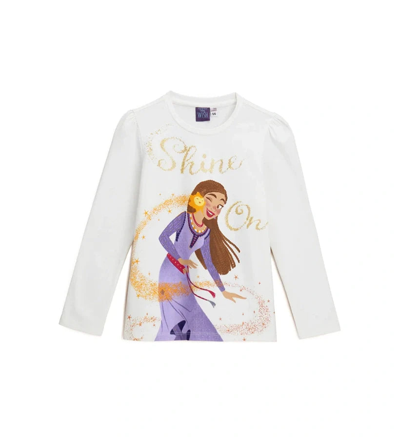 GIRL'S DISNEY WISH CHRISTMAS T-SHIRT-3