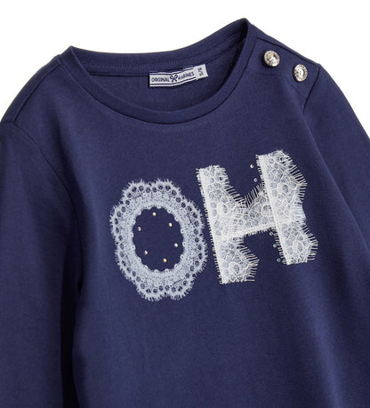 GIRL'S 3/4 SLEEVE SWEATSHIRT-6